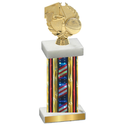 Single Flag USA Basketball Trophy