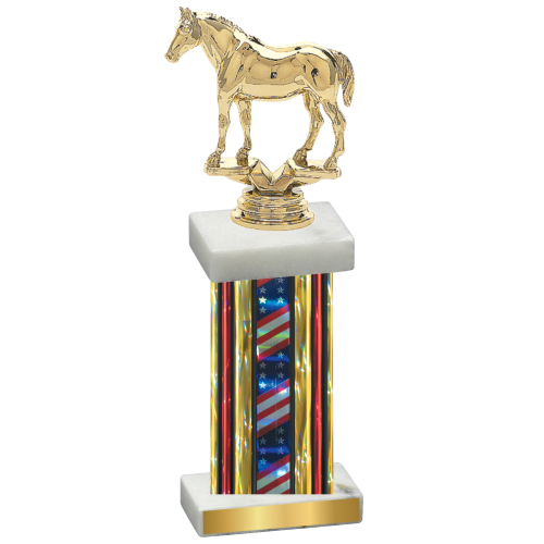 Single Flag USA Horses Trophy