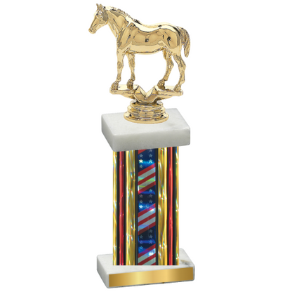 Single Flag USA Horses Trophy