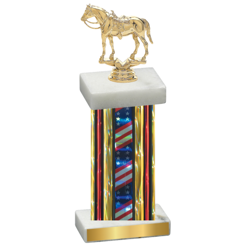 Single Flag USA Horses Trophy