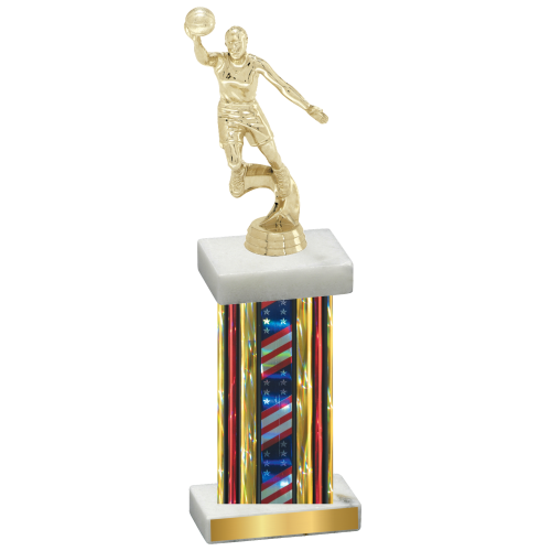 Single Flag USA Basketball Trophy