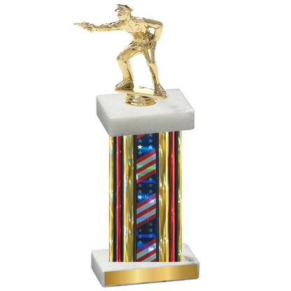 Single Flag USA Shooter Trophy