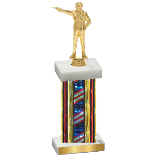 Single Flag USA Shooter Trophy