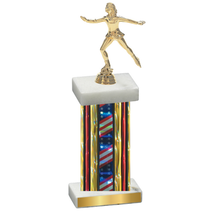 Single Flag USA Skater Trophy