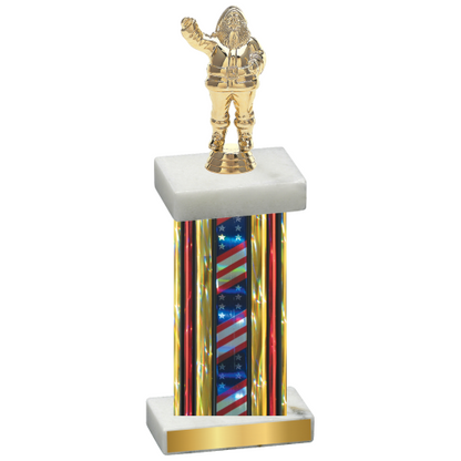 Single Flag USA Holiday Trophy