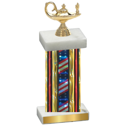 Single Flag USA Academics Trophy