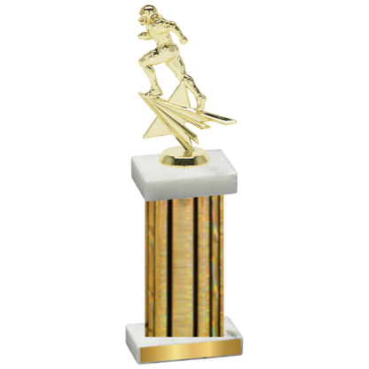 Single Gold Glacier Football Trophy