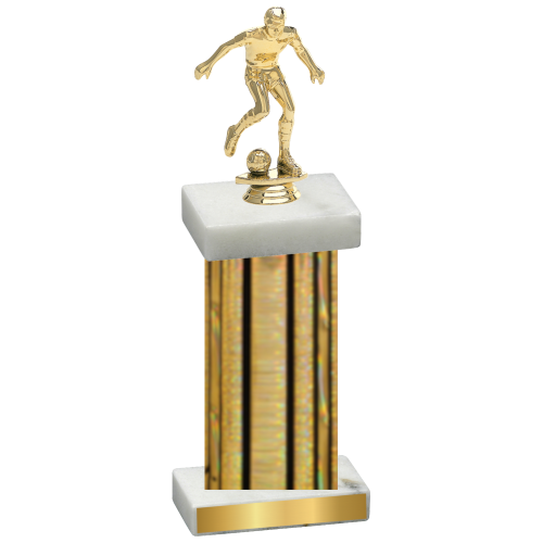 Single Gold Glacier Soccer Trophy