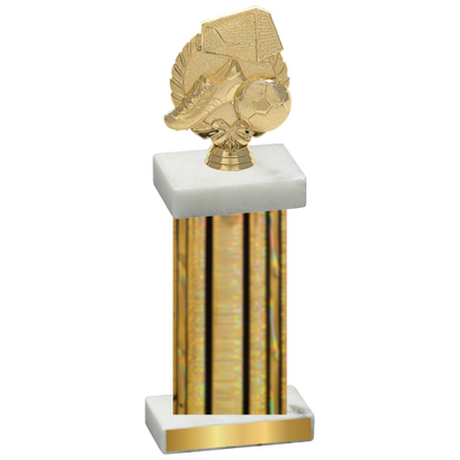 Single Gold Glacier Soccer Trophy