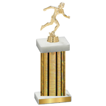 Single Gold Glacier Running Trophy