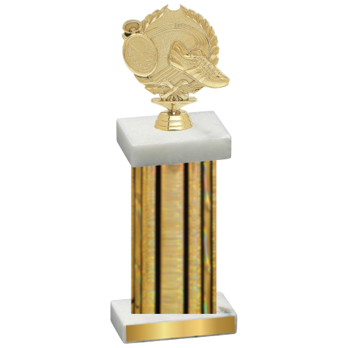 Single Gold Glacier Running Trophy