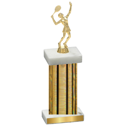 Single Gold Glacier Tennis Trophy