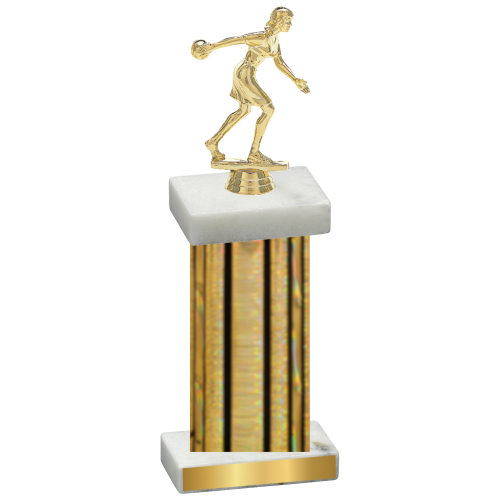 Single Gold Glacier Bowling Trophy