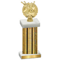 Single Gold Glacier Bowling Trophy