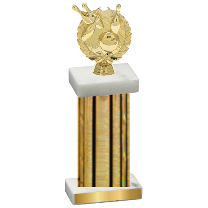 Single Gold Glacier Bowling Trophy