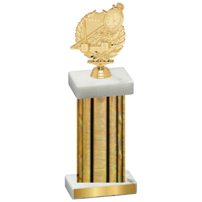 Single Gold Glacier Swimming Trophy