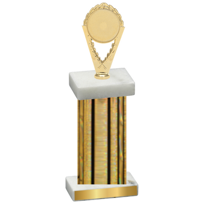 Single Gold Glacier Insert Trophy