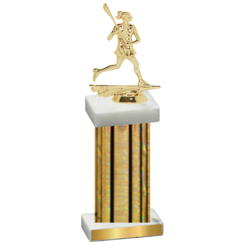 Single Gold Glacier Lacrosse Trophy