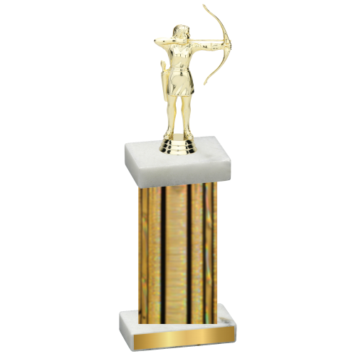 Single Gold Glacier Archery Trophy