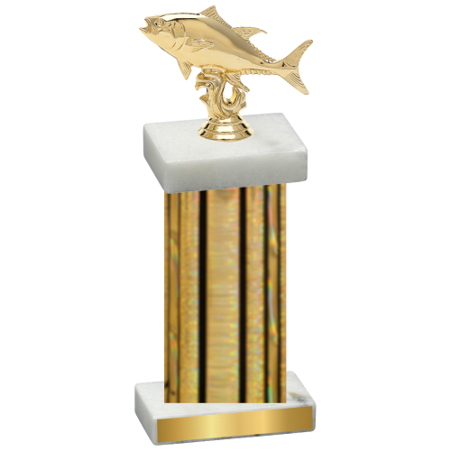 Single Gold Glacier Fishing Trophy