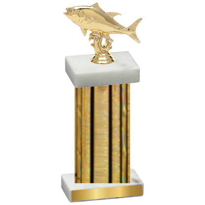 Single Gold Glacier Fishing Trophy