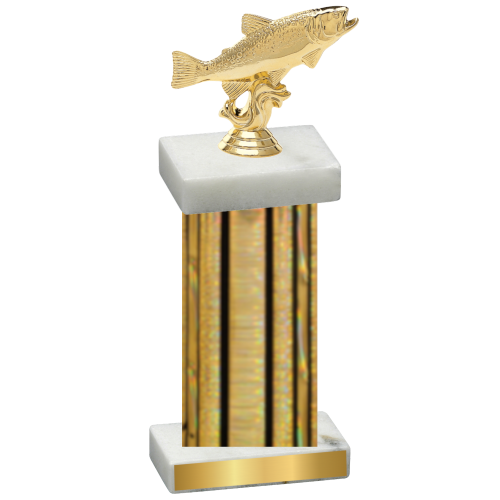 Single Gold Glacier Fishing Trophy