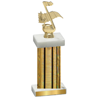 Single Gold Glacier Music Trophy