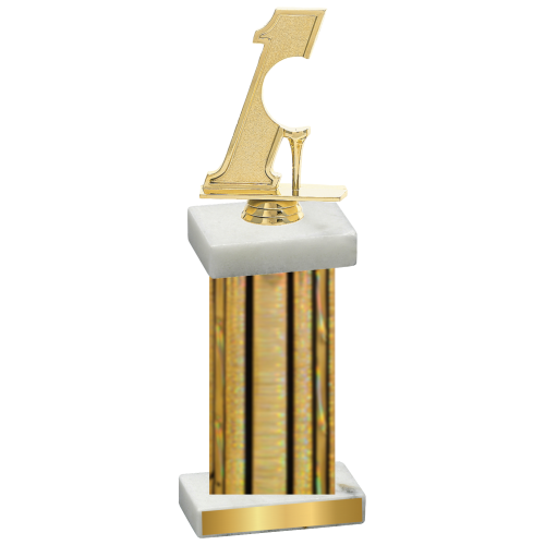 Single Gold Glacier Golf Trophy