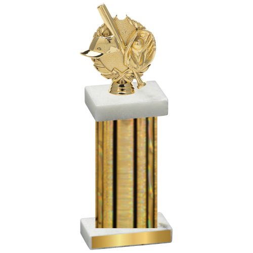 Single Gold Glacier Baseball Trophy