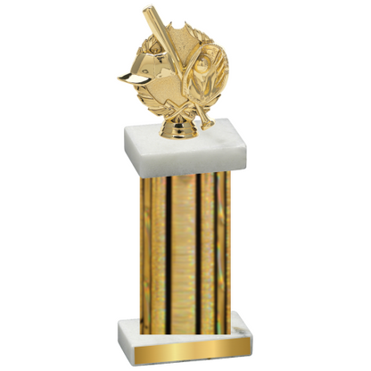 Single Gold Glacier Baseball Trophy