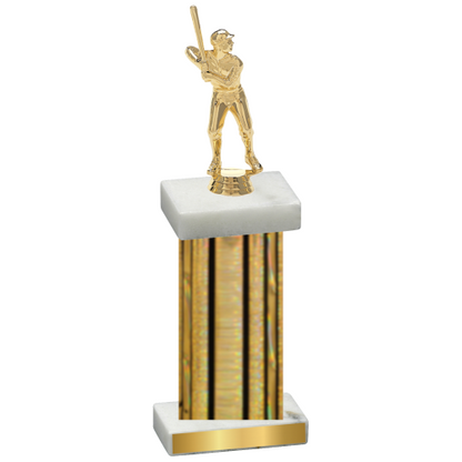 Single Gold Glacier Baseball Trophy