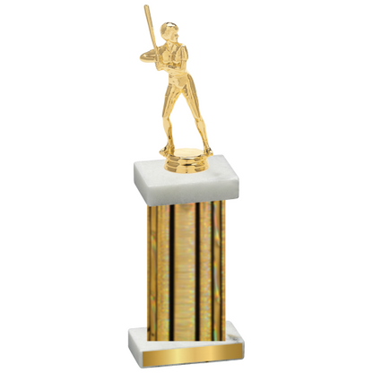 Single Gold Glacier Softball Trophy