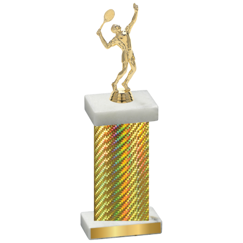 Single Gold Carbon Fiber Tennis Trophy