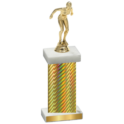 Single Gold Carbon Fiber Tennis Trophy