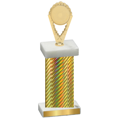 Single Gold Carbon Fiber Insert Trophy