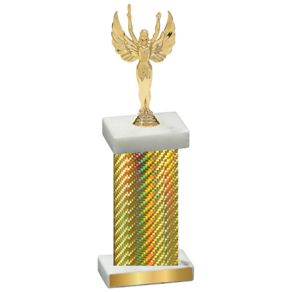 Single Gold Carbon Fiber Victory Trophy