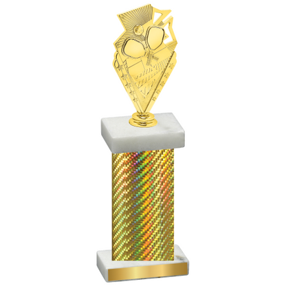 Single Gold Carbon Fiber Pickleball Trophy