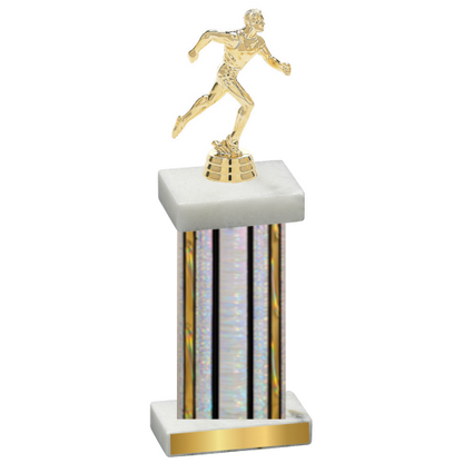 Single Silver Glacier Running Trophy