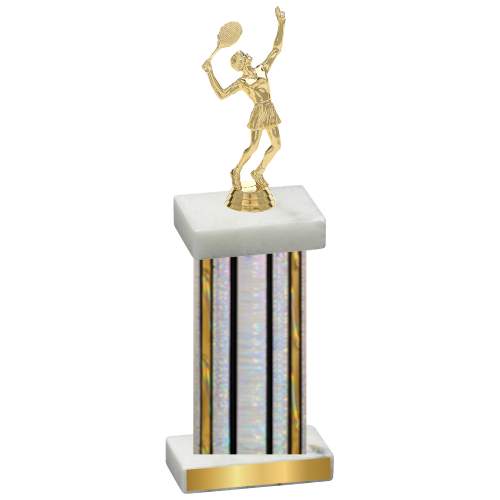 Single Silver Glacier Tennis Trophy