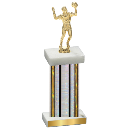 Single Silver Glacier Volleyball Trophy