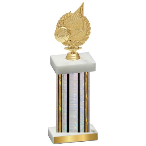 Single Silver Glacier Volleyball Trophy