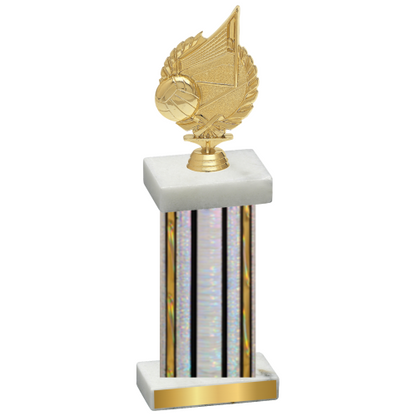 Single Silver Glacier Volleyball Trophy