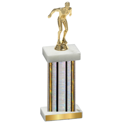 Single Silver Glacier Swimming Trophy