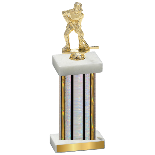 Single Silver Glacier Hockey Trophy