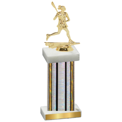 Single Silver Glacier Lacrosse Trophy