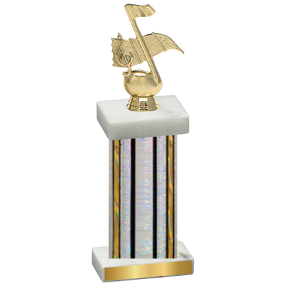 Single Silver Glacier Music Trophy