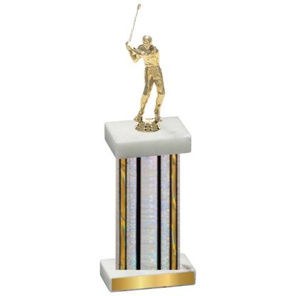 Single Silver Glacier Golf Trophy