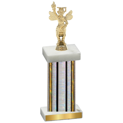 Single Silver Glacier Academics Trophy