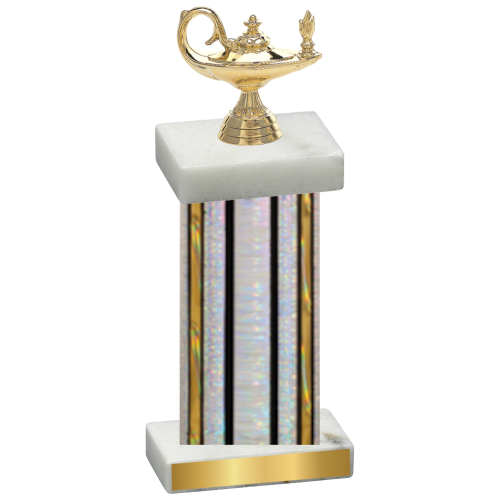 Single Silver Glacier Academics Trophy