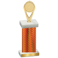 Single Orange Carbon Fiber Insert Trophy